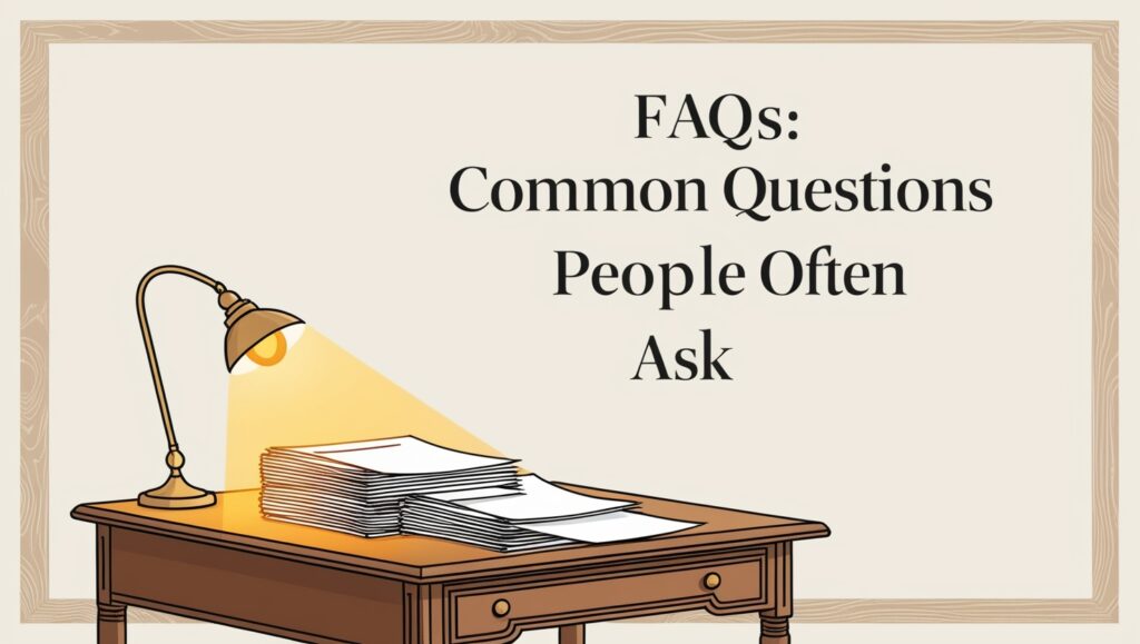 FAQs: Common Questions People Often Ask