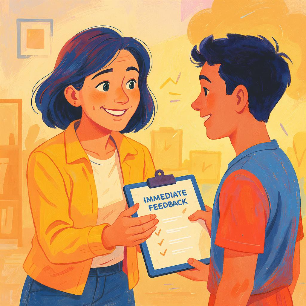 Immediate Feedback and Positive Reinforcement