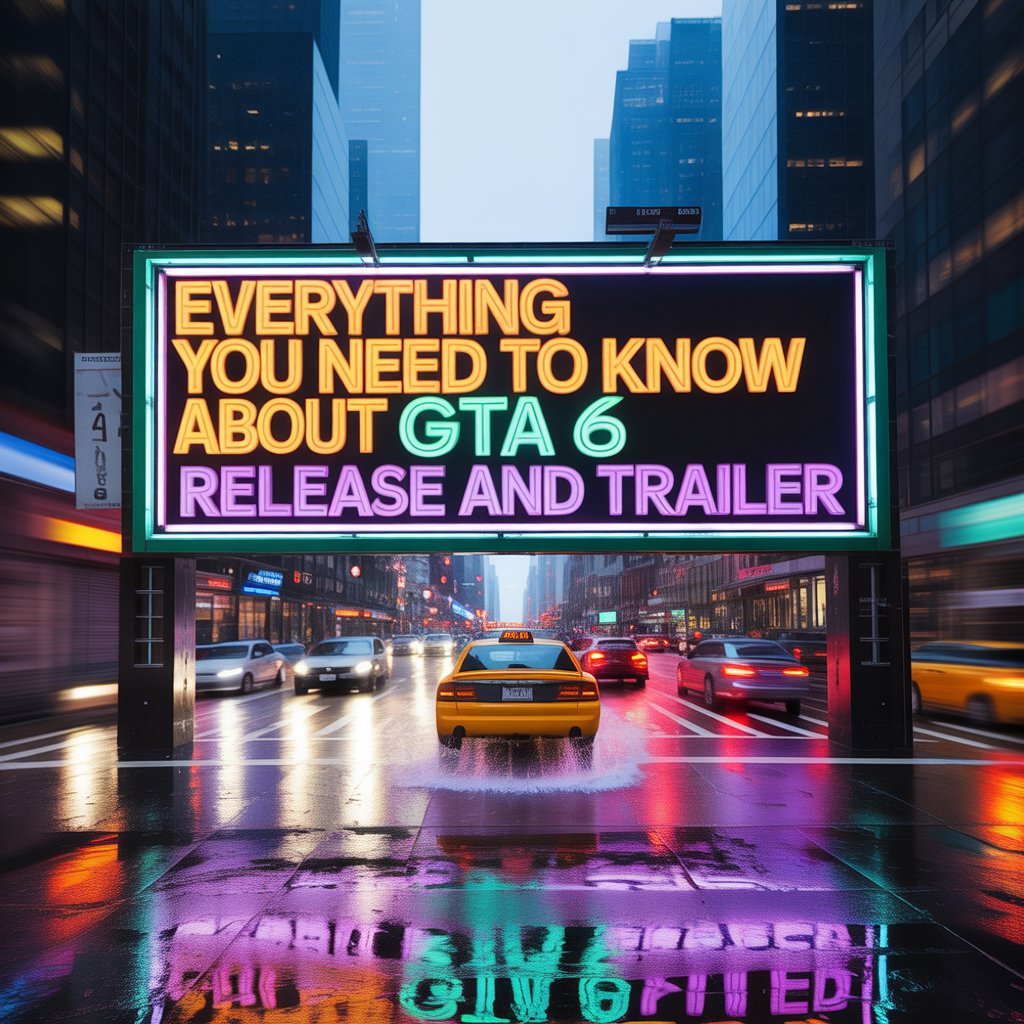 Everything You Need to Know About GTA 6 Release and Trailer