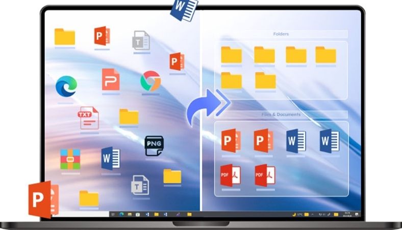 Auto-Declutter Your Messy Desktop Icons and Files Using iTop Easy Desktop