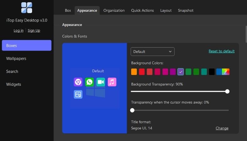 Auto-Declutter Your Messy Desktop Icons and Files Using iTop Easy Desktop